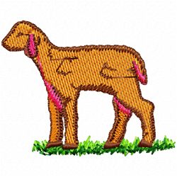 Sheep Embroidery Design 3